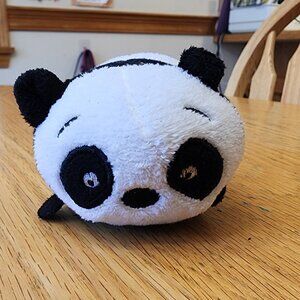 BUN BUN Black/White Panda Bear Stuffed Animal Plushie Toy